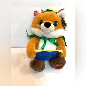 Cuddle Barn Sir Frederick The Storyteller Fox Animated Plush5 Fairy Tales